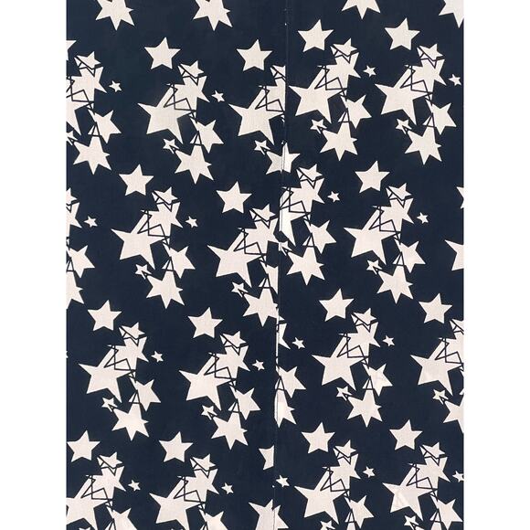 Anine Bing Stella Star Print Silk Button-Down Shirt Black/White Women's Size XS - Picture 10 of 10